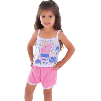 Baby Doll Infantil Camiseta e Short | 009 Baby Doll Infantil Camiseta e Short | 009