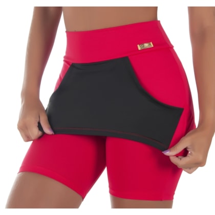 Bermuda Fitness com Bolso, tapa bumbum e tapa sexo | Nana