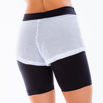 Bermuda Fitness com Tela Short Tapa Tudo | Judy 1685 Bermuda Fitness com Tela Short Tapa Tudo | Judy 1685