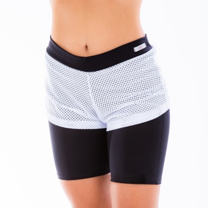 Bermuda Fitness com Tela Short Tapa Tudo | Judy 1685