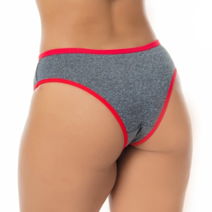 Calça Conforto Mescla e Detalhe em Renda | 566
