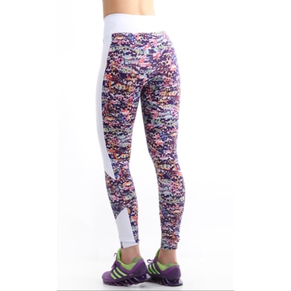 Calça Legging Colorida Estampada Cós Médio 8cm | Nina1804