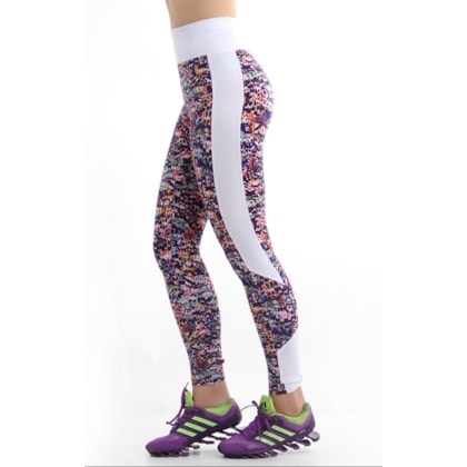 Calça Legging Colorida Estampada Cós Médio 8cm | Nina1804