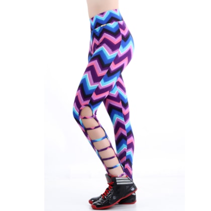 Calça Legging com abertura nas panturrilhas | Ataque Calça Legging com abertura nas panturrilhas | Ataque