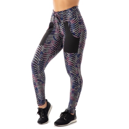 Calça Legging Com Bolso Para  Celular | Green Forest 6021 Calça Legging Com Bolso Para  Celular | Green Forest 6021