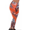 Calça Legging Fitness com recorte e estampa colorida | Hera