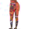 Calça Legging Fitness com recorte e estampa colorida | Hera