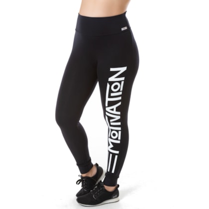 Calça Legging Fitness Cós Duplo com Silk | Motivation 1739 Calça Legging Fitness Cós Duplo com Silk | Motivation 1739