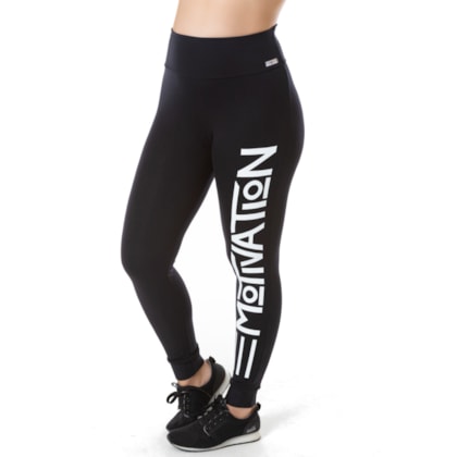 Calça Legging Fitness Cós Duplo com Silk | Motivation 1739