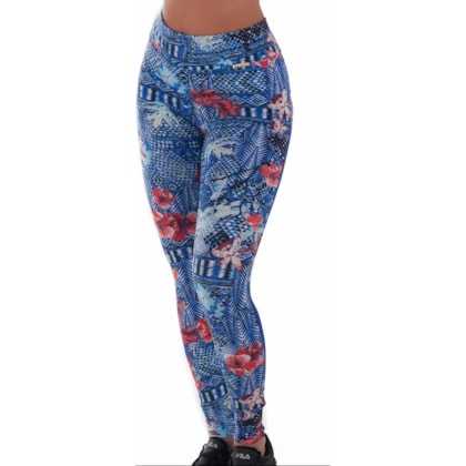 Calça Legging Fitness estampada com bumbum cor lisa | lCarioca Calça Legging Fitness estampada com bumbum cor lisa | lCarioca