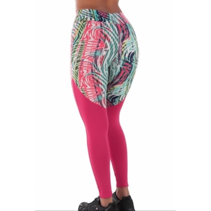 Calça Legging Fitness estampada com cortes | lMagic Calça Legging Fitness estampada com cortes | lMagic