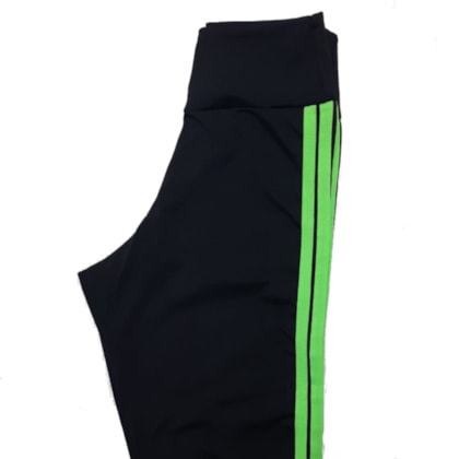 Calça Legging Listras Laterais Cós Duplo | Selena 1825 Calça Legging Listras Laterais Cós Duplo | Selena 1825