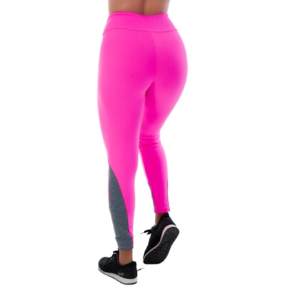 Calça Legging Neon em Confort Plus Farbe Poliamida com Mescla | 10347