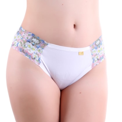 Calcinha Conforto com Renda Sublimada na Lateral | cArlete Calcinha Conforto com Renda Sublimada na Lateral | cArlete
