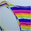 Calcinha de Biquini colorida arco-íris de amarrar | 7033
