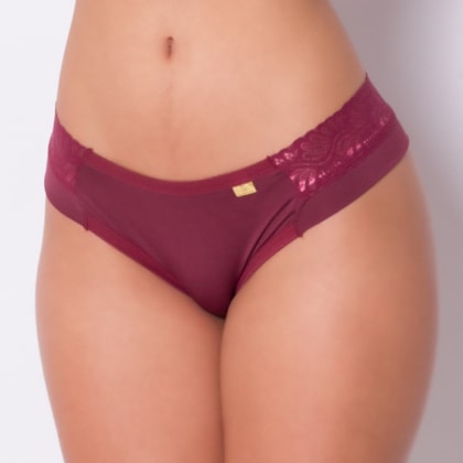 Calcinha Especial com Detalhe Cós Renda |5217 Calcinha Especial com Detalhe Cós Renda |5217