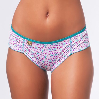 Calcinha Estampada Poliamida Conforto | Raissa 5234 Calcinha Estampada Poliamida Conforto | Raissa 5234