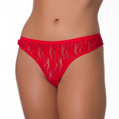 Calcinha Fio com Renda e Tule no Bumbum| Anabelle 5208 Calcinha Fio com Renda e Tule no Bumbum| Anabelle 5208
