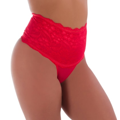 Calcinha Modeladora Fio Dental Dupla em Algodão | 1355 Calcinha Modeladora Fio Dental Dupla em Algodão | 1355