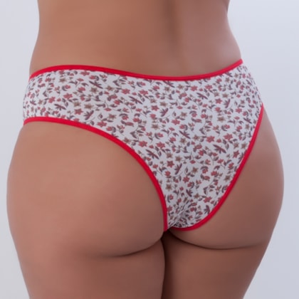Calcinha Plus em Microfibra Estampadinha | Laura Calcinha Plus em Microfibra Estampadinha | Laura