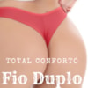 Calcinha Premium Fio Sem Elástico no bumbum em Poliamida | Marju 8071
