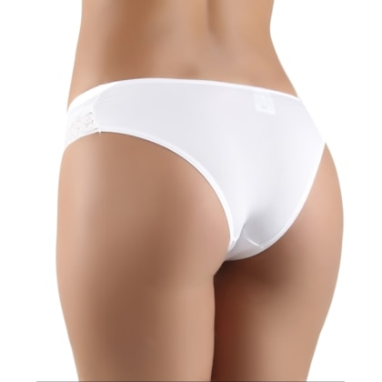 Calcinha Transparente com Frente em Renda | Laissa Calcinha Transparente com Frente em Renda | Laissa