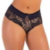 Calcinha Transparente em Renda Sensual | Vania 1387