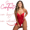 Camisola Com Bojo Em Tule Suave E Renda | Sensual 8011