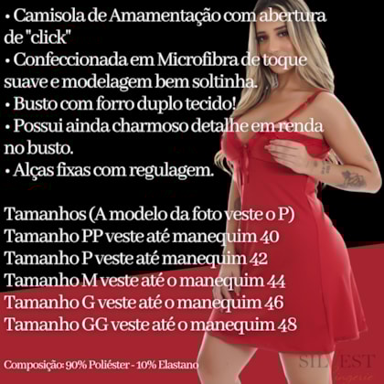 Camisola de Amamentação Click em Microfibra Soltinha | Jennifer Camisola de Amamentação Click em Microfibra Soltinha | Jennifer