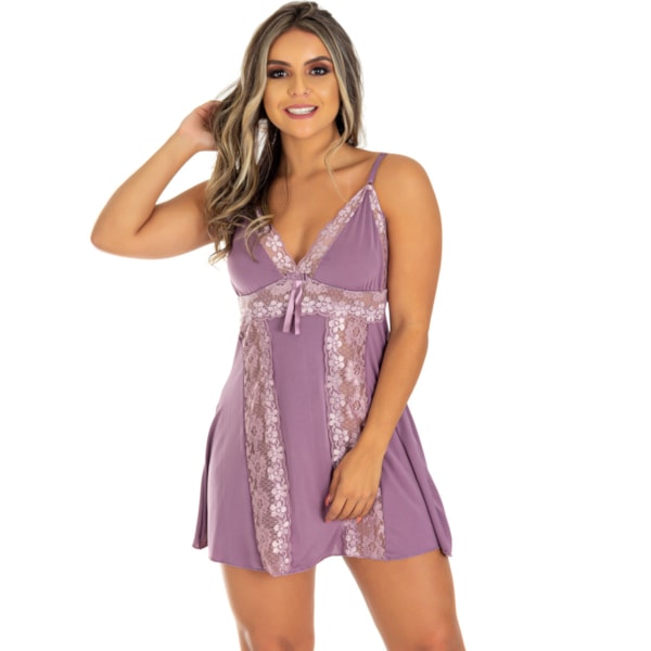 Camisola Romantica Com Detalhe Em Renda | Afrodite 2029