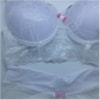 Conjunto Bojo Cropped Strappy Bra Drapeado e Caleçon em Renda | 1460