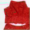 Conjunto Cropped sem Bojo e Caleçon | 20001