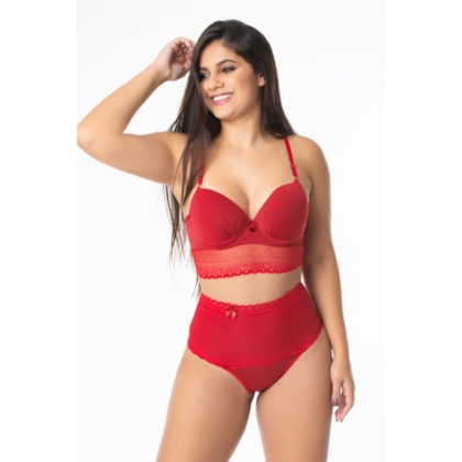 Conjunto de Bojo Calcinha Cintura Alta Fio | Poá 1904