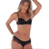 Conjunto de Lingerie em renda - Bojo com Enchimento, calcinha babadinho | Shirley