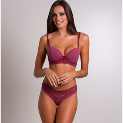 Conjunto De Lingerie Luxo Poliamida E Renda | Eliene 163 Conjunto De Lingerie Luxo Poliamida E Renda | Eliene 163