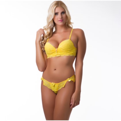 Conjunto Luxo Mini Saia Sexy Fio e Renda | Carolina 4309 Conjunto Luxo Mini Saia Sexy Fio e Renda | Carolina 4309