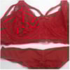 Conjunto Sem Bojo Strappy Bra Meia Taça em  Renda   | Tassia 90