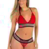 Conjunto Sexy Especial Sem bojo em Renda | Nude 1641