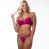 Conjunto Strappy Bra uma Tira e Calcinha com Transparência | Lavinia 1314