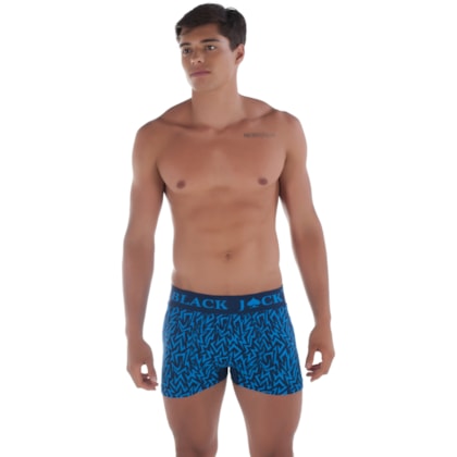 Cueca Black Jack Boxer Importada em Microfibra | 300