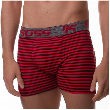 Cueca Boxer Confortável Listrada | 1273