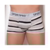 Cueca Boxer em Malha Flamê Listrado com Elástico 40mm | Flamê 1974