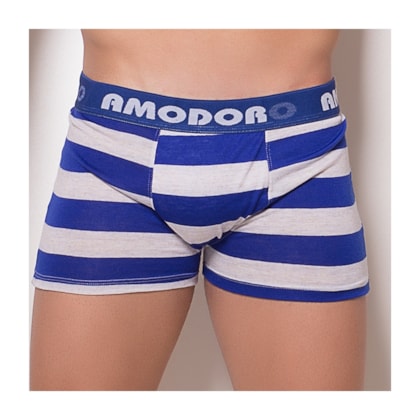 Cueca Boxer em Malha Flamê Listrado com Elástico 40mm | Flamê 1974 Cueca Boxer em Malha Flamê Listrado com Elástico 40mm | Flamê 1974