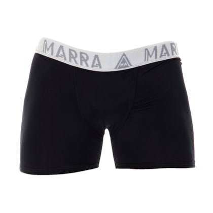 Cueca Boxer Preta ou Branca em Microfibra | Marra Original