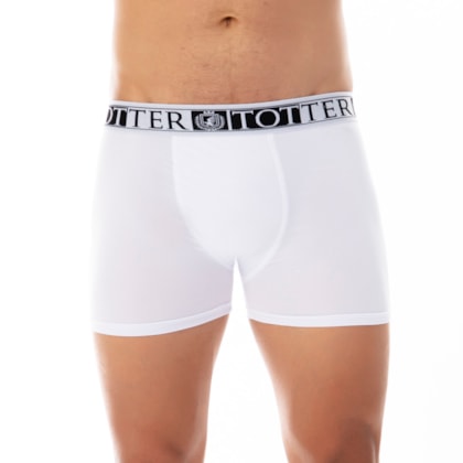 Cueca Boxer Sem Desenho em Microfibra | Totter 8041