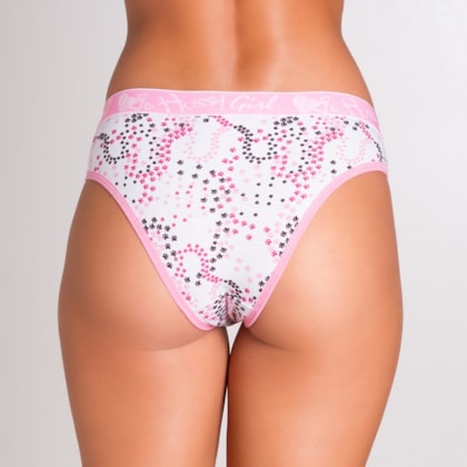 Cueca Feminina em Algodão Estampadinha | Bia 1386 Cueca Feminina em Algodão Estampadinha | Bia 1386