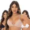 Kit 3 Sutias sem bojo Nadador Fecho Frontal Soutien 4407