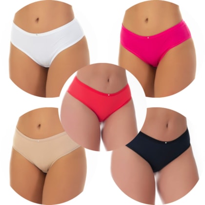 Kit 5 Tangão Confortavel em Microfibra Premium | Kit 8060 Kit 5 Tangão Confortavel em Microfibra Premium | Kit 8060