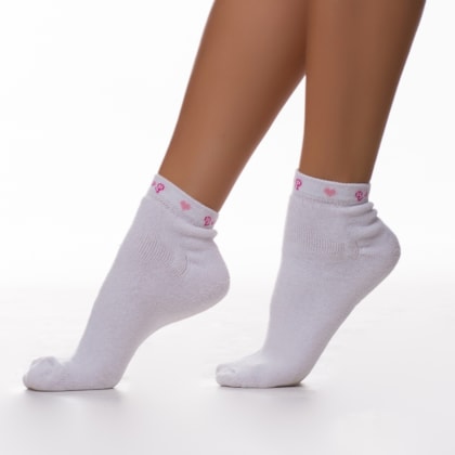 Kit 6 Meias Femininas Soquete Curta | Totter 8084 Kit 6 Meias Femininas Soquete Curta | Totter 8084