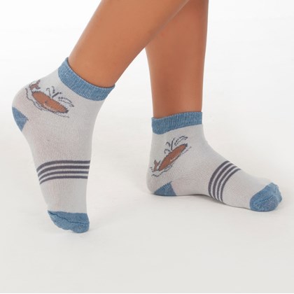 Kit C/ 6 Meias Soquete Infantil Masculina | Stillo 155 Kit C/ 6 Meias Soquete Infantil Masculina | Stillo 155